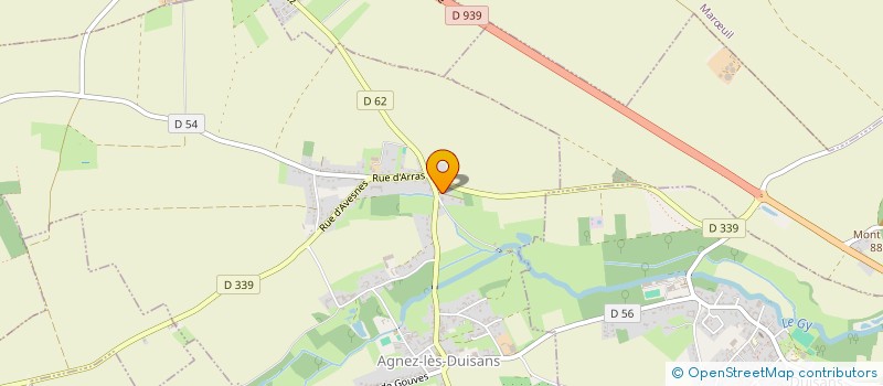 localisation de l'entreprise SCI PROVENCE ARTOIS  AGNEZ-LES-DUISANS