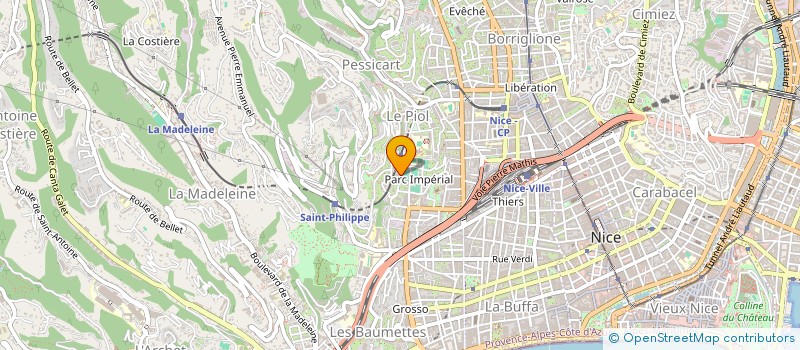 localisation de l'entreprise SCI PROVENCE BEARN- à NICE