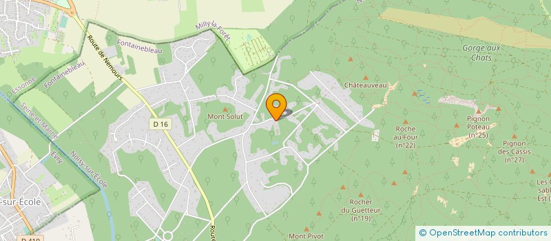 localisation de l'entreprise SCI PROVENCEAUX BELLIFONTAINS à NOISY-SUR-ECOLE