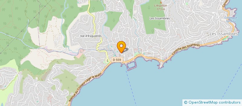 localisation de l'entreprise SCI PROVENDI à ROQUEBRUNE-SUR-ARGENS
