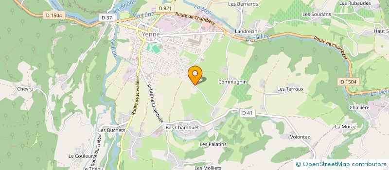 localisation de l'entreprise SCI PROVENT  YENNE