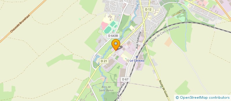 localisation de l'entreprise SCI PROVETO  LE CATEAU-CAMBRESIS