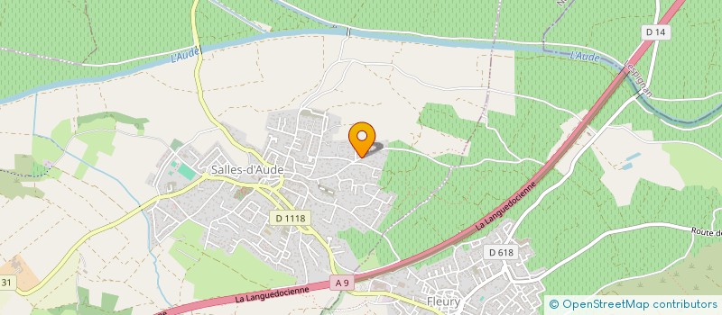 localisation de l'entreprise SCI PROVIDENCE  SALLES-D'AUDE