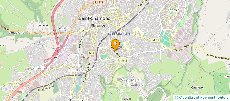 localisation de l'entreprise SCI PROVIDENCE  SAINT-CHAMOND