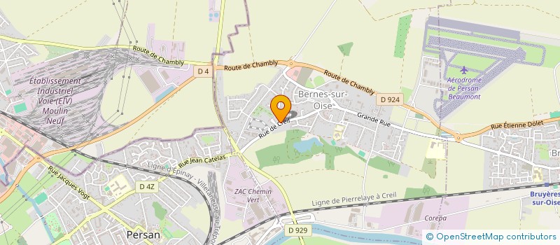 localisation de l'entreprise SCI PROVIDENCE  BERNES-SUR-OISE