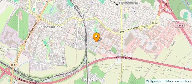 localisation de l'entreprise SCI PROVIDENCE 51  CORMONTREUIL