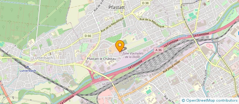 localisation de l'entreprise SCI PROVIDENCE  PFASTATT