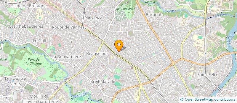localisation de l'entreprise SCI PROVIDENCE-SCHUMAN  NANTES