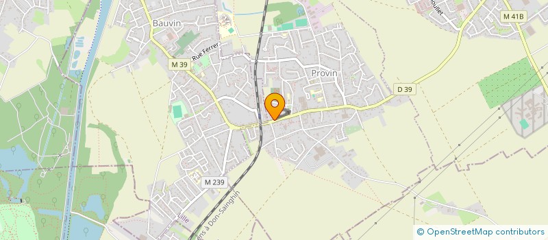 localisation de l'entreprise SCI PROVIDENT  PROVIN