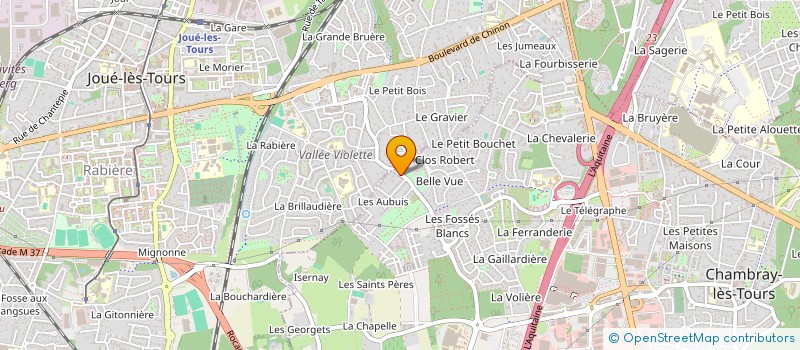 localisation de l'entreprise SCI PROVIM  CHAMBRAY-LES-TOURS