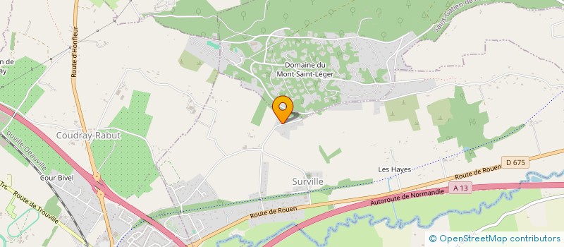 localisation de l'entreprise SCI PROVIMMO  SAINT-GATIEN-DES-BOIS