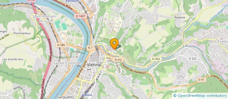 localisation de l'entreprise SCI PROVINCE IMMOBILIER  VIENNE