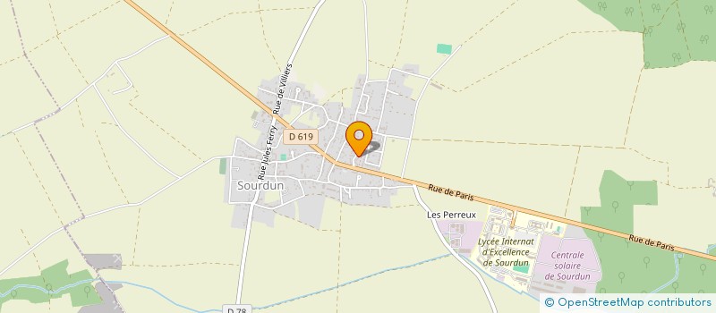 localisation de l'entreprise SCI PROVINOISE  SOURDUN
