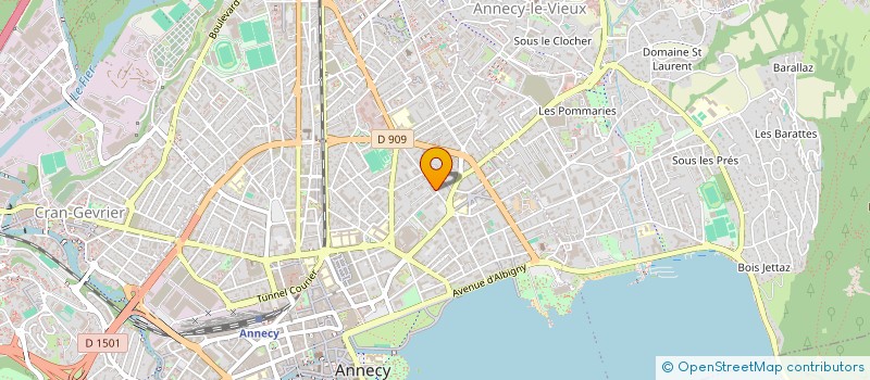 localisation de l'entreprise SCI PROVINS  ANNECY