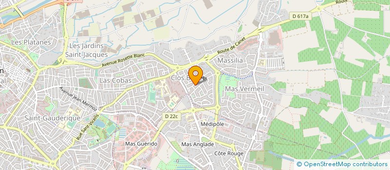 localisation de l'entreprise SCI PROXI à PERPIGNAN