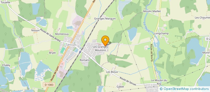 localisation de l'entreprise SCI PROXI-JOSS  SERVAS