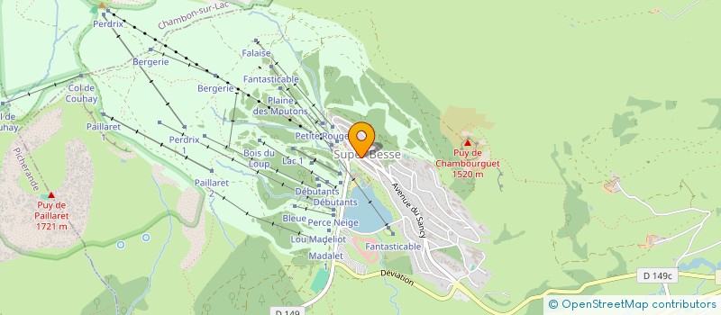 localisation de l'entreprise SCI PROXI PGM  BESSE-ET-SAINT-ANASTAISE