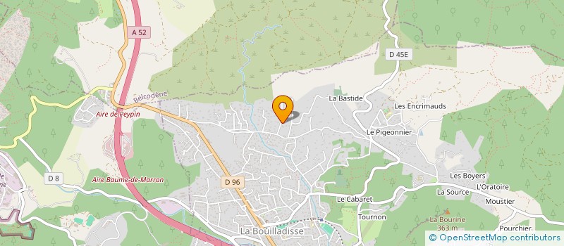 localisation de l'entreprise SCI PROXIMA  LA BOUILLADISSE