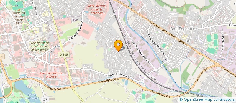 localisation de l'entreprise SCI PRS  BOE