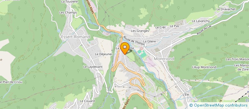 localisation de l'entreprise SCI PRUDAL à MORZINE