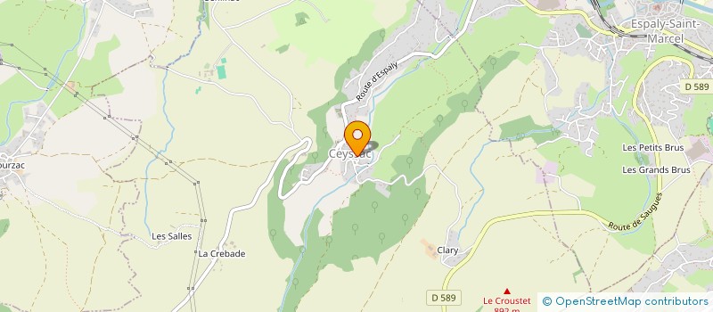 localisation de l'entreprise SCI PRUDHOMME  CEYSSAC