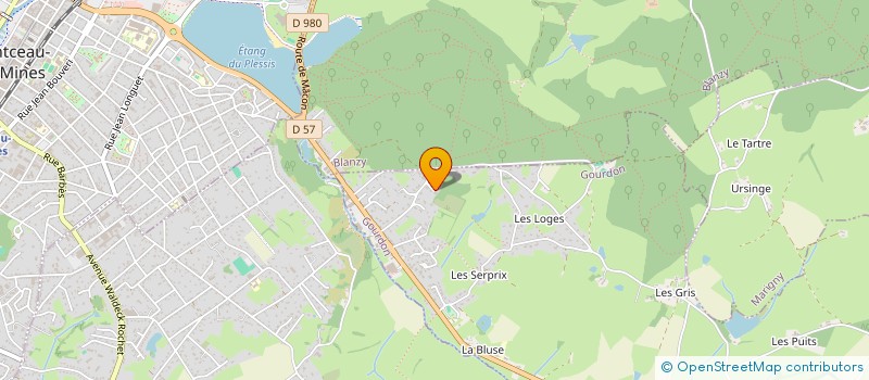 localisation de l'entreprise SCI PRUDHON IMMOBILIER  GOURDON