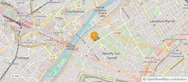 localisation de l'entreprise SCI PRUDORE à NEUILLY-SUR-SEINE