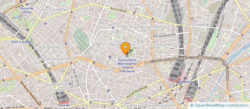 localisation de l'entreprise SCI PRUGNA  PARIS