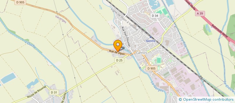localisation de l'entreprise SCI PRUMAT à GENLIS