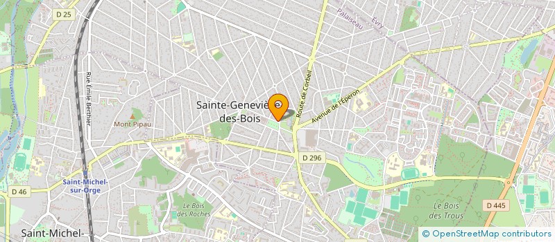 localisation de l'entreprise SCI PRUN à SAINTE-GENEVIEVE-DES-BOIS