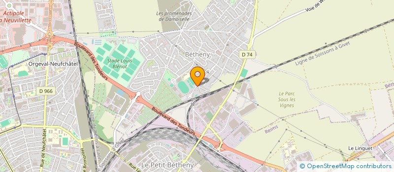 localisation de l'entreprise SCI PRUNAY  BETHENY