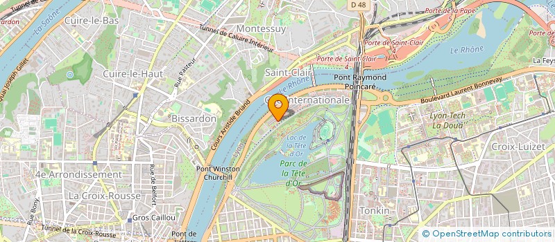 localisation de l'entreprise SCI PRUNE  LYON