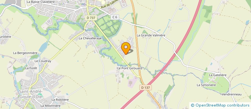 localisation de l'entreprise SCI PRUNE  SAINT-FULGENT