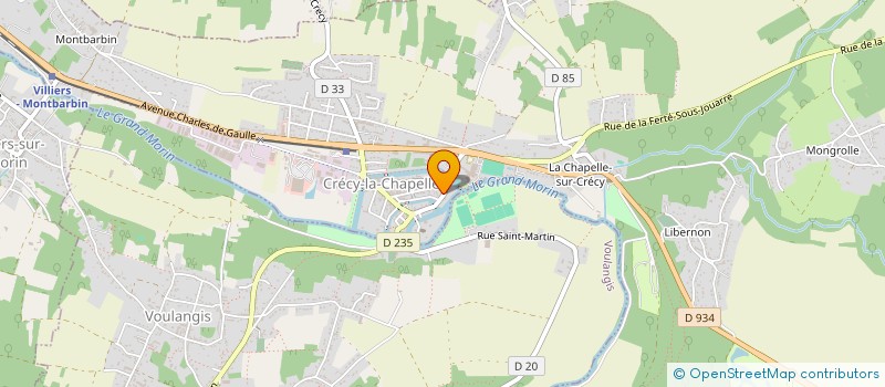 localisation de l'entreprise SCI PRUNE ET CIE  CRECY-LA-CHAPELLE