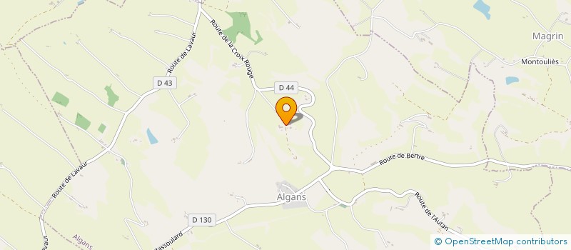 localisation de l'entreprise SCI PRUNE ET PUDDING  ALGANS