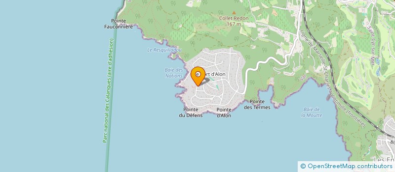 localisation de l'entreprise SCI PRUNEAU à SAINT-CYR-SUR-MER