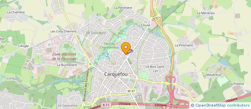 localisation de l'entreprise SCI PRUNELLE  CARQUEFOU