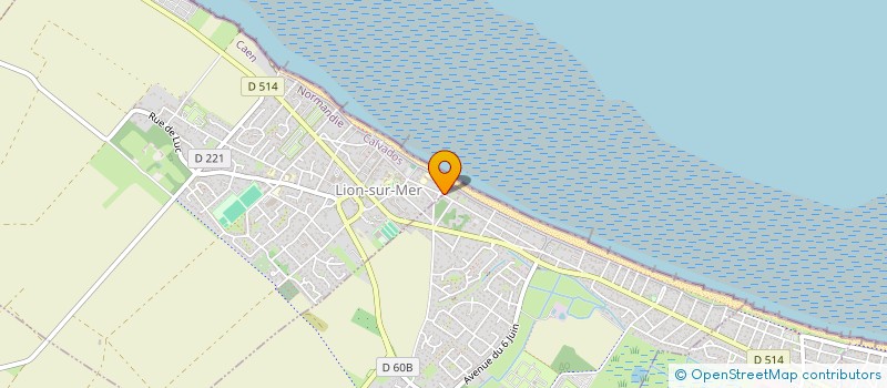 localisation de l'entreprise SCI PRUNELLE  LION-SUR-MER