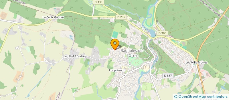 localisation de l'entreprise SCI PRUNELLE à BAGNOLES-DE-L'ORNE-NORMANDIE