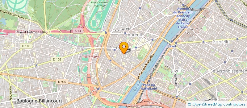 localisation de l'entreprise SCI PRUNET  PARIS