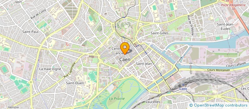 localisation de l'entreprise SCI PRUNIER-STRASBOURG à CAEN