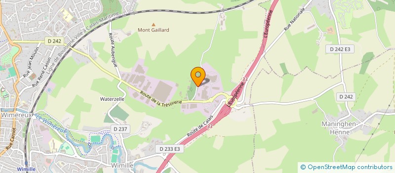 localisation de l'entreprise SCI PRUVOST  WIMILLE