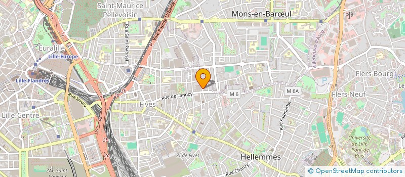 localisation de l'entreprise SCI PRUVOST DELVAU à LILLE