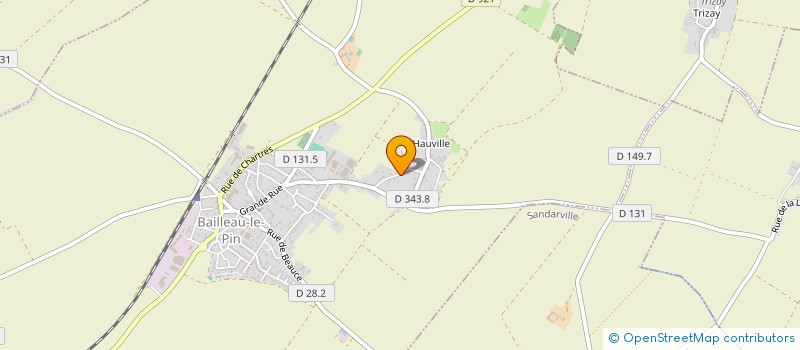 localisation de l'entreprise SCI PRVG à BAILLEAU-LE-PIN