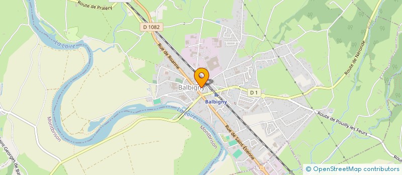 localisation de l'entreprise SCI PRYSMA  BALBIGNY