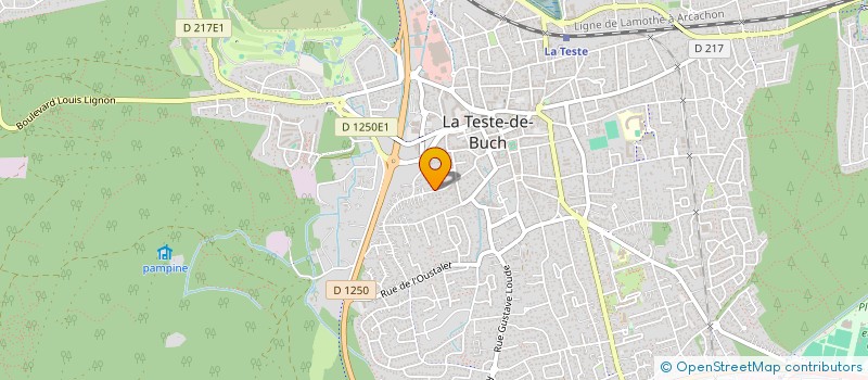 localisation de l'entreprise SCI PRYTANEE à LA TESTE-DE-BUCH