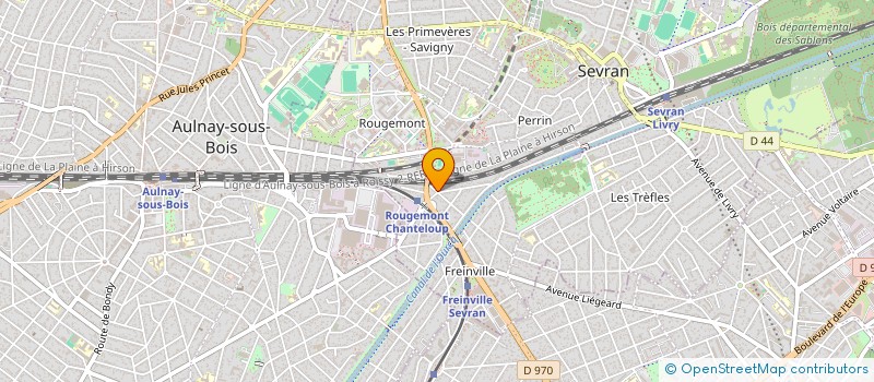 localisation de l'entreprise SCI PS 93  SEVRAN