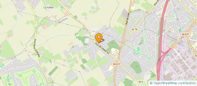 localisation de l'entreprise SCI PS IMMO à RONCQ