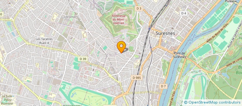 localisation de l'entreprise SCI PS2J à SURESNES