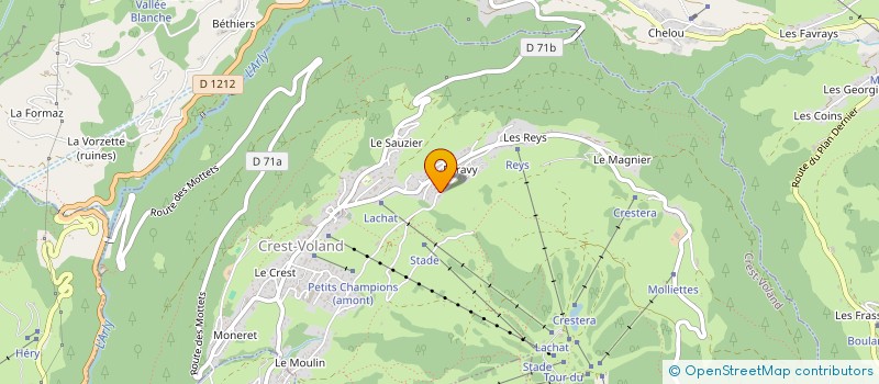 localisation de l'entreprise SCI PS3C HURIER  CREST-VOLAND